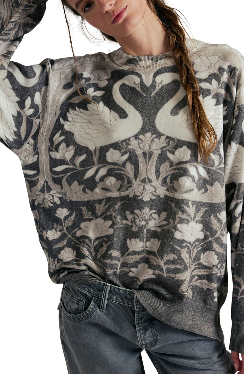 Free People Nouvelle Cotton & Wool Blend Sweater, Alternate, color,