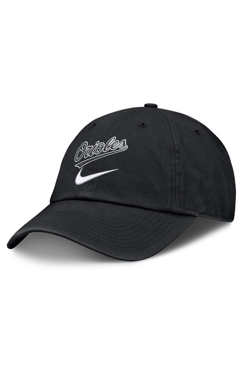Men's Nike  Black Baltimore Orioles Primetime Club Adjustable Hat, Main, color, Black
