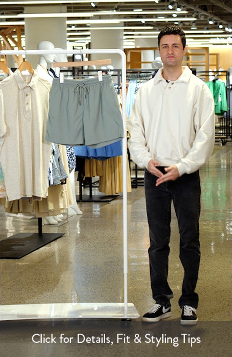 In the Fields 5.5-Inch Textured Swim Trunks, sales video thumbnail