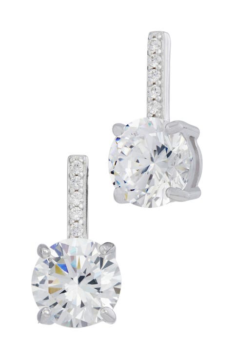 Cubic Zirconia Drop Earrings