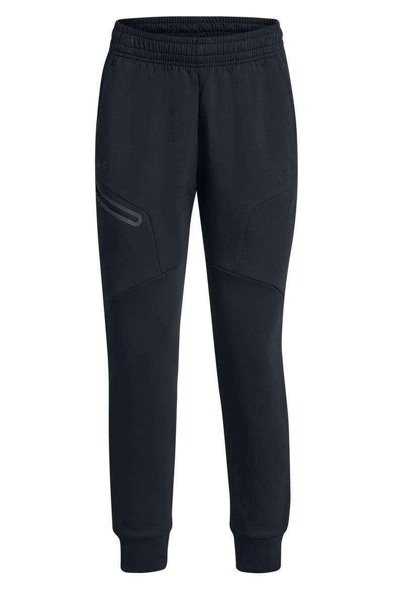 Unstoppable Fleece Joggers, Alternate, color, BLACK / / BLACK
