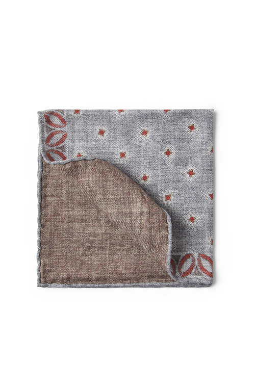 Brunello Cucinelli Patterned Pocket Square