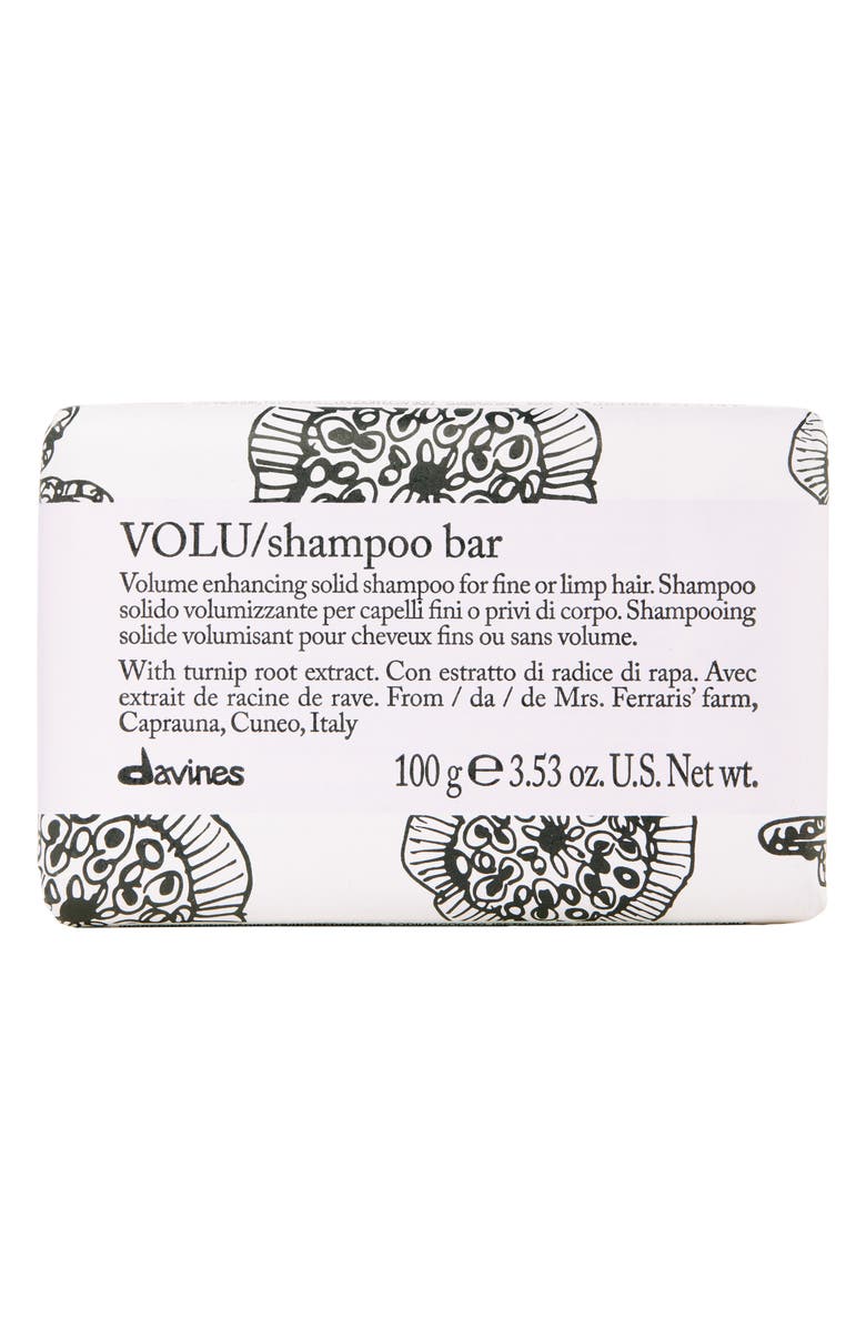 Davines Volu Volumizing Shampoo Bar, Main, color,