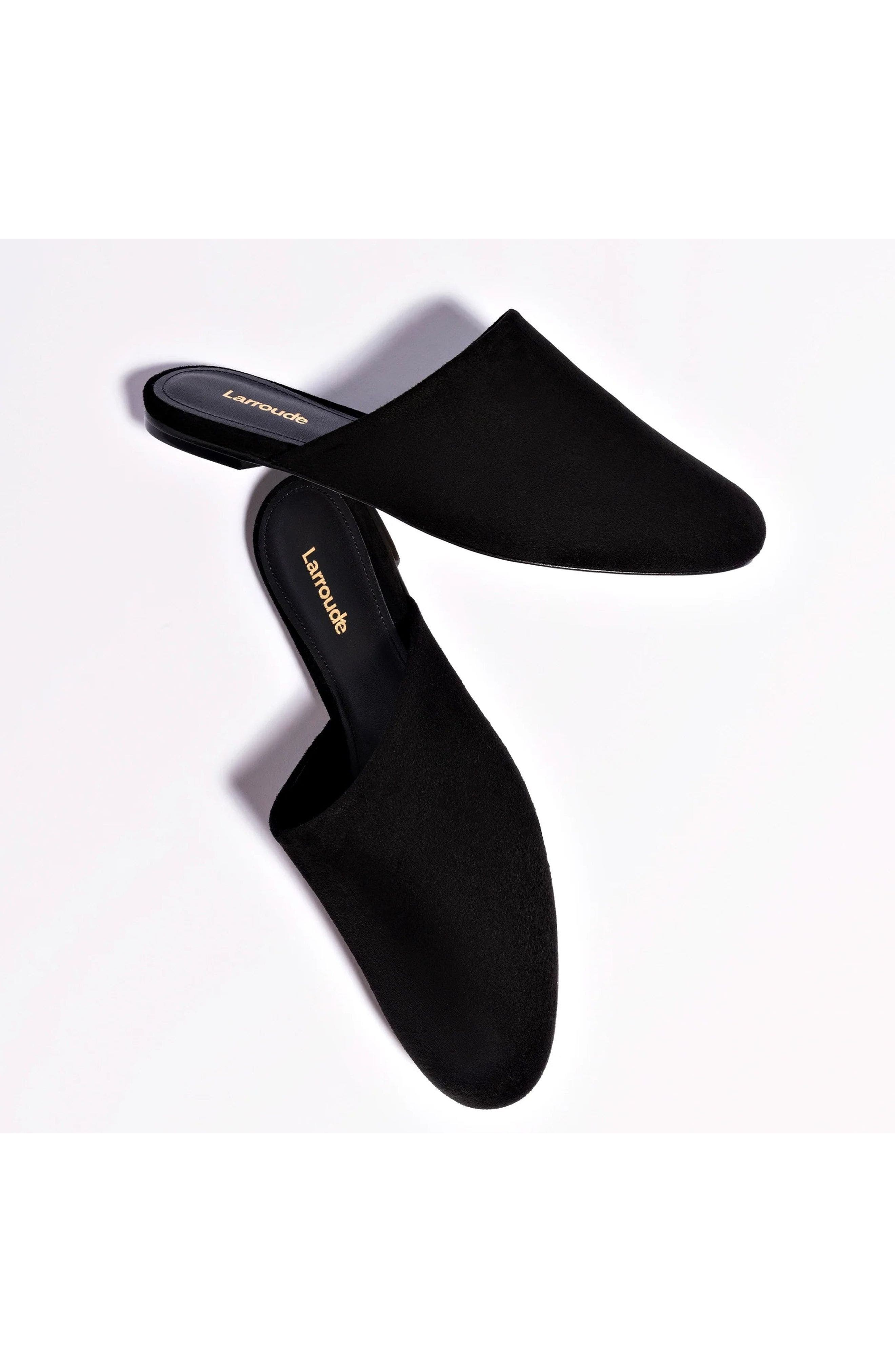 Venice Flat Mule and Pouch Kit, Alternate, color, Black