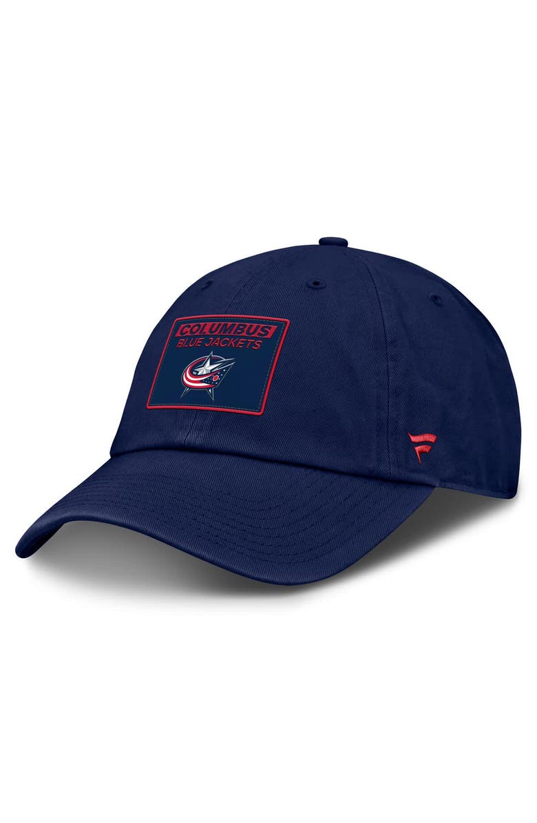 FANATICS Men's Fanatics Navy Columbus Blue Jackets Authentic Pro Prime Adjustable Hat, Main, color, Navy