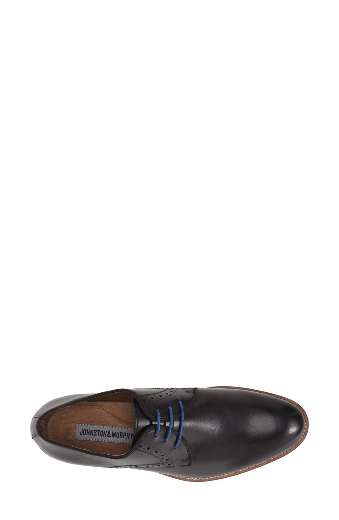Conard Plain Toe Derby, Alternate, color, BLACK