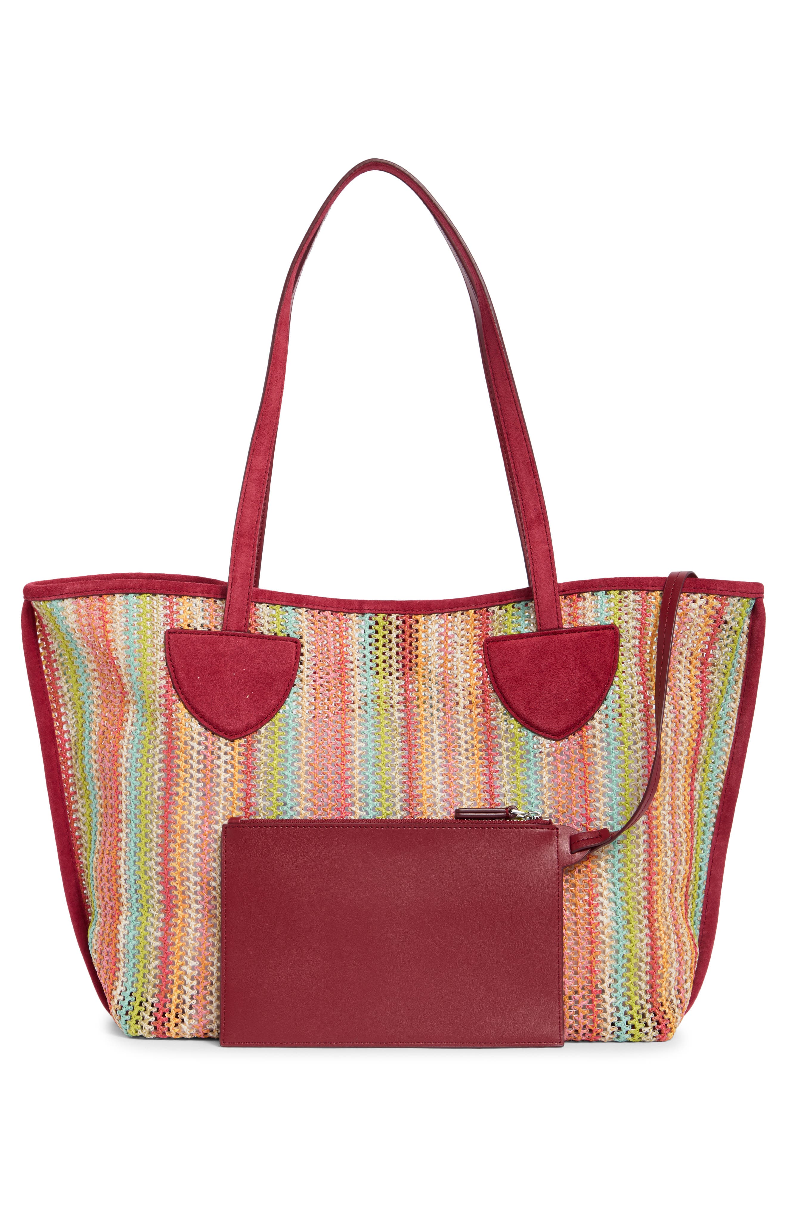 Marc Jacobs Raffia Tote Bag, Alternate, color, 
