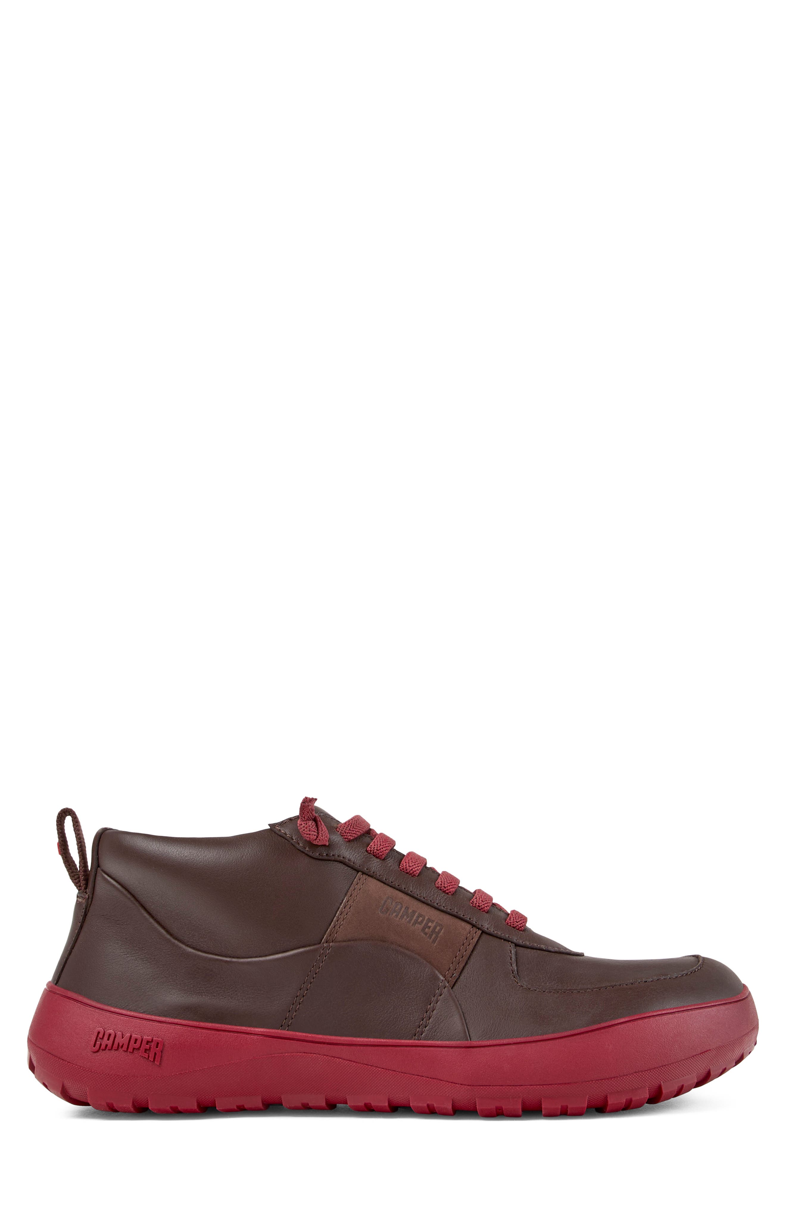 Peu Serra Leather Gore-Tex® Waterproof Ankle Bootie, Alternate, color, DARK BROWN