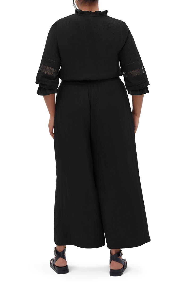 Faye Tie Neck Wide Leg Jumpsuit