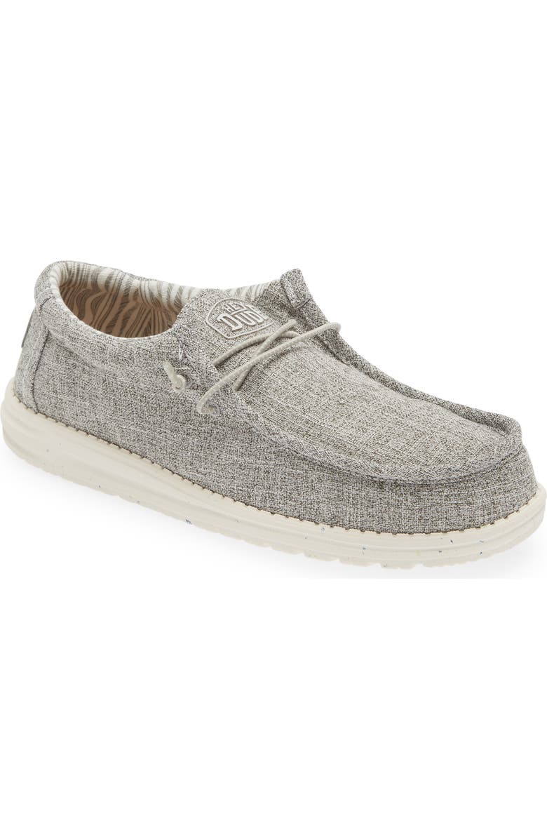 Hey Dude Wally Slip-On, Main, color, Linen Iron