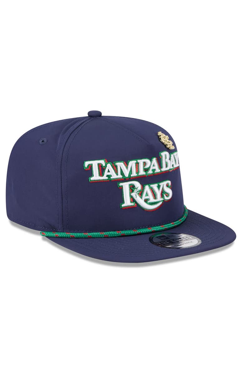 Men's New Era  Navy Tampa Bay Rays 2025 Big League Chew Golfer Snapback Hat, Alternate, color, Navy