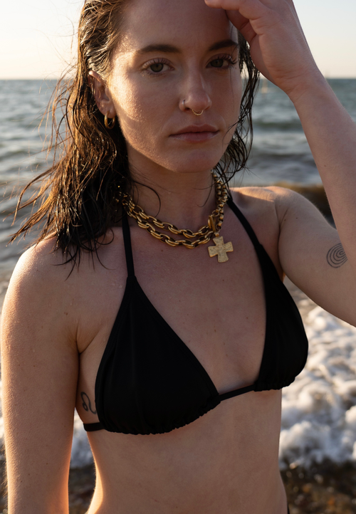 Sccollection Madonna Necklace In Gold