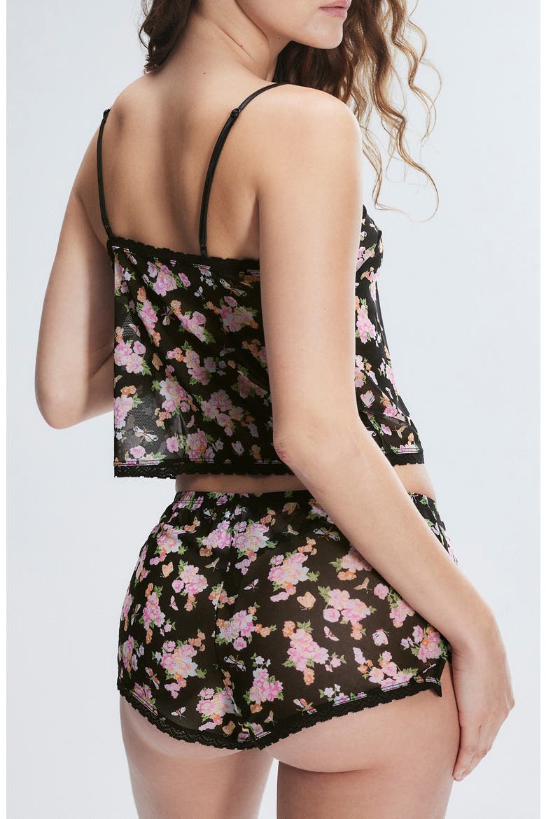 Mesh Sleep Camisole, Alternate, color, BLACK CAVIAR