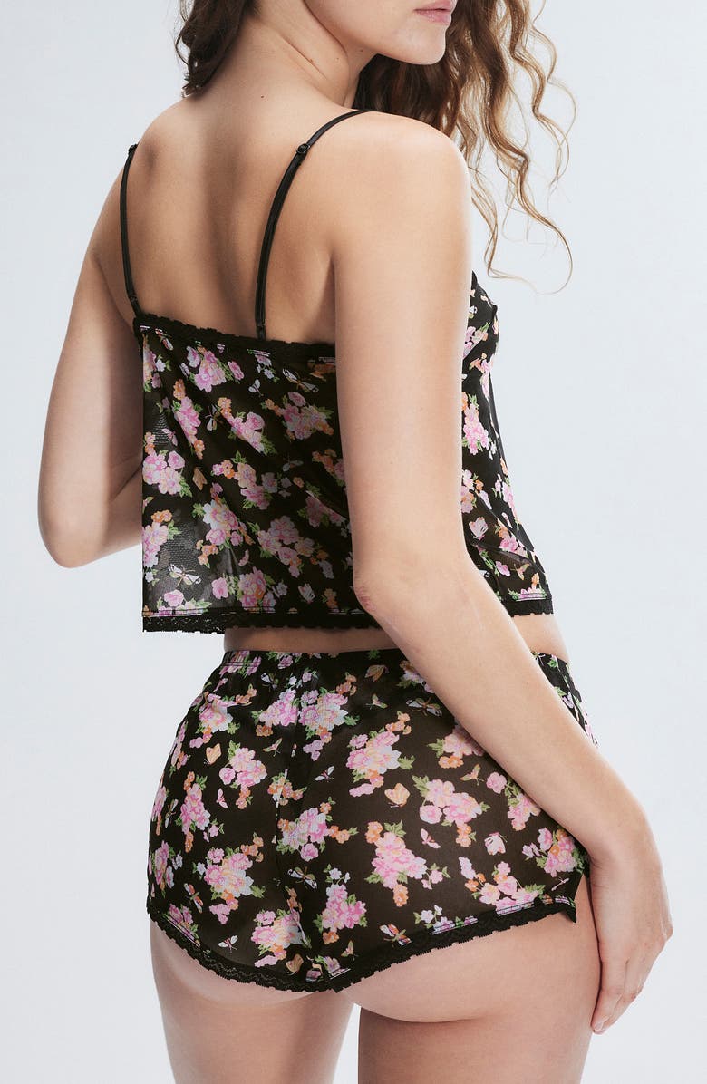 SAVAGE X FENTY Mesh Sleep Camisole, Alternate, color, Black Caviar