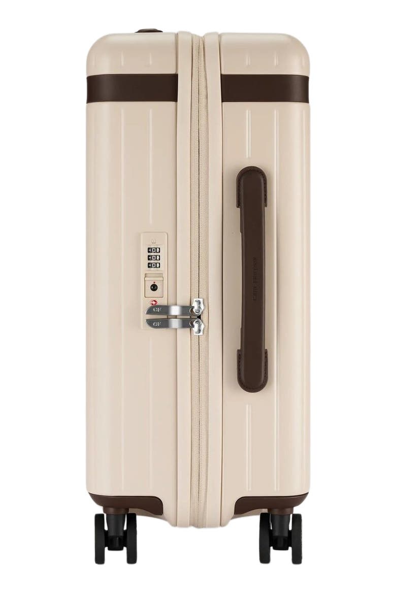 The Carry-on Zipped Suitcase, Alternate, color, Sand / Chocolate