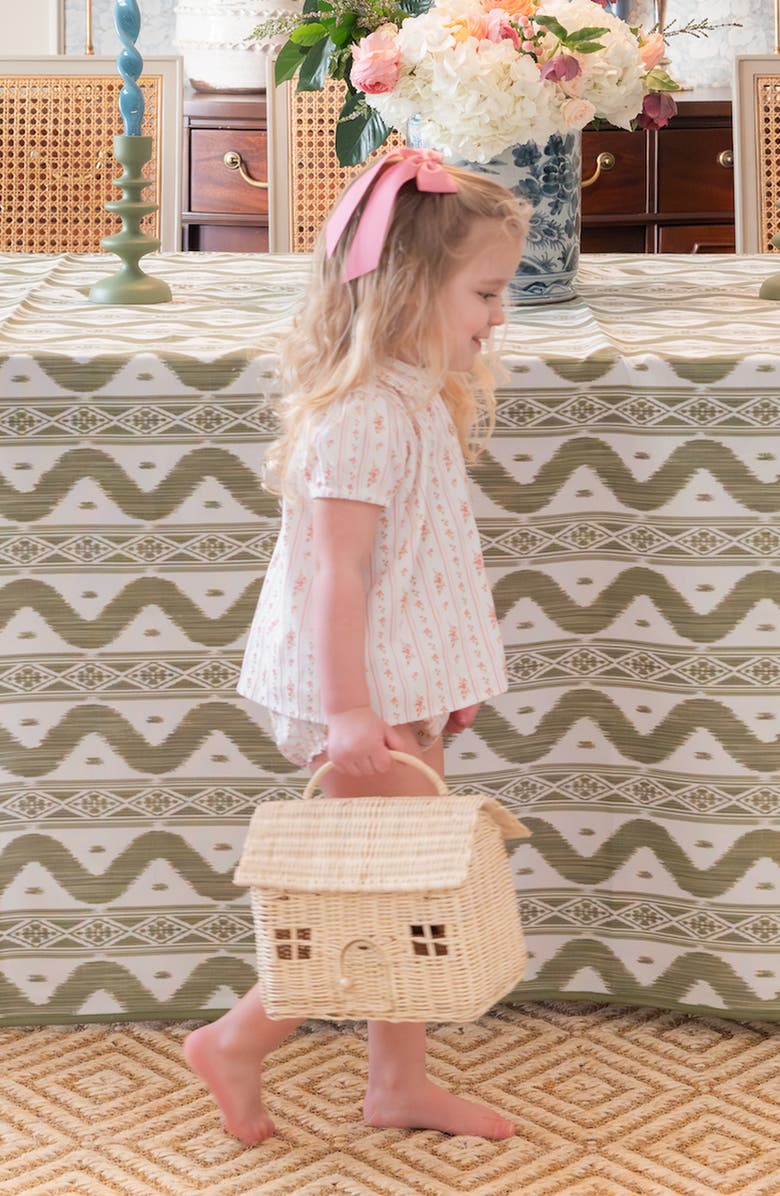 Little Paper Kids Wren Bloomer Set, Alternate, color, Spring Blooms