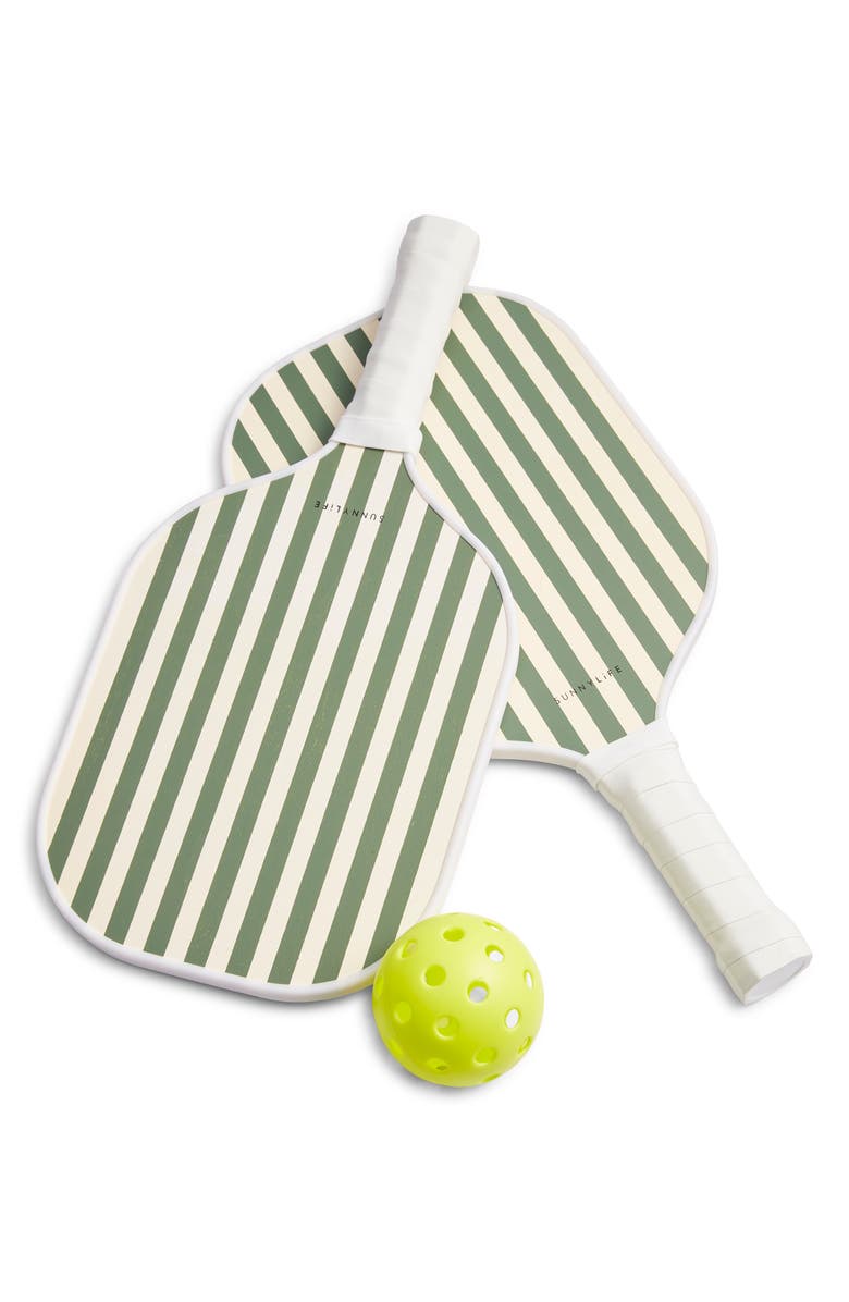 Sunnylife Pickleball Set, Alternate, color, The Vacay Olive
