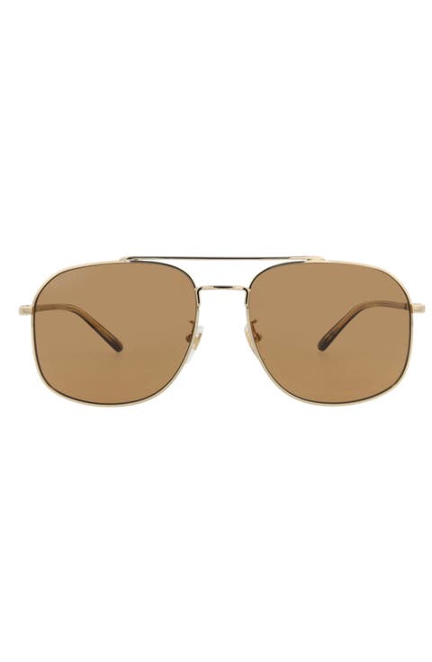 59mm Aviator Sunglasses