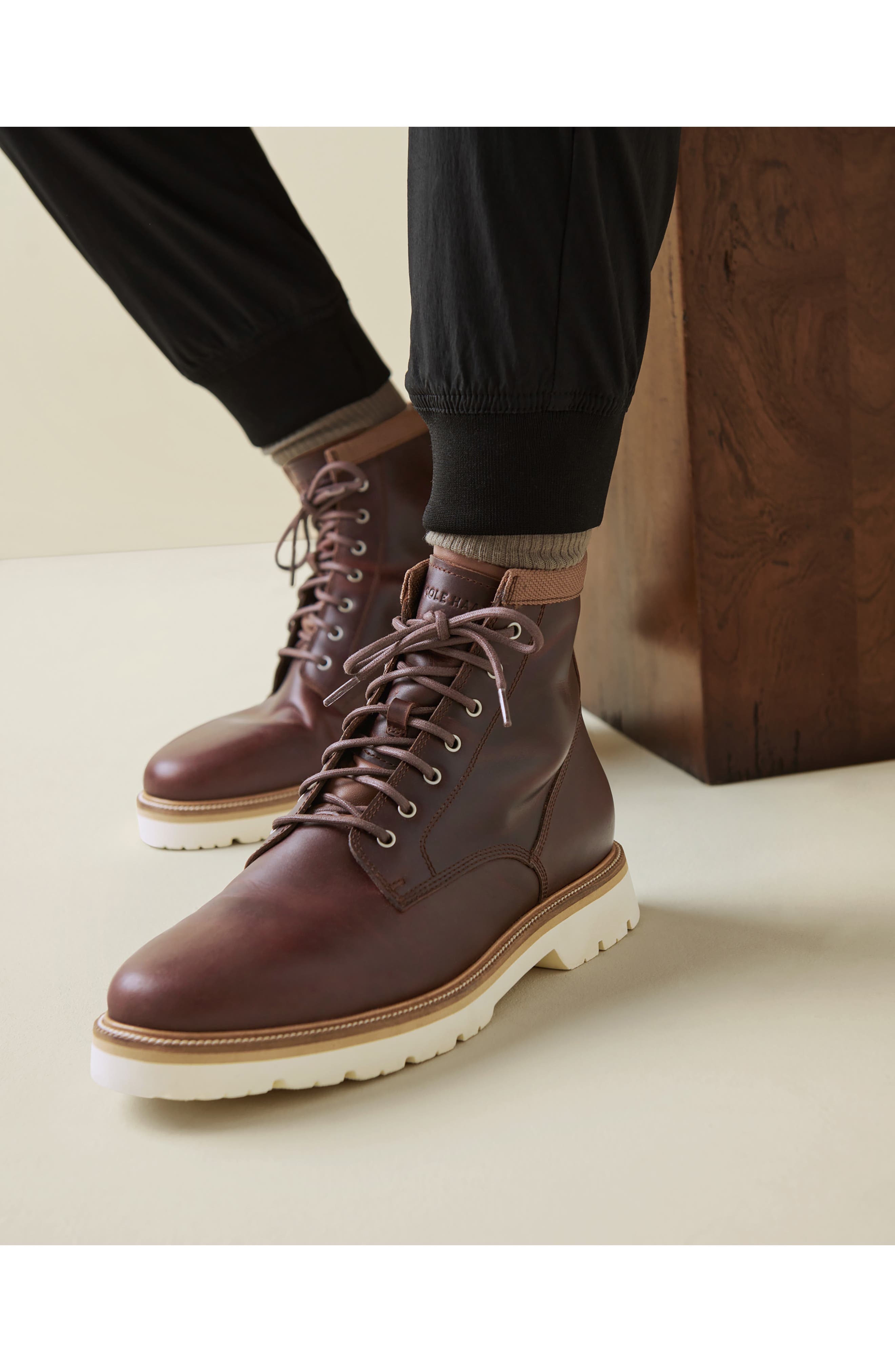 American Classics Waterproof Boot, Alternate, color, WOODBURY/ EGRET WP