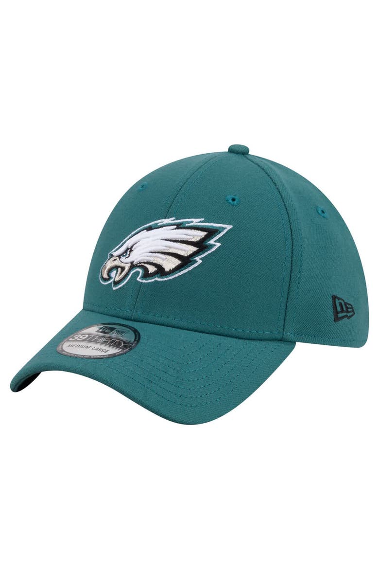 Men's New Era  Green Philadelphia Eagles Core Team 39THIRTY Flex Hat, Main, color, Green