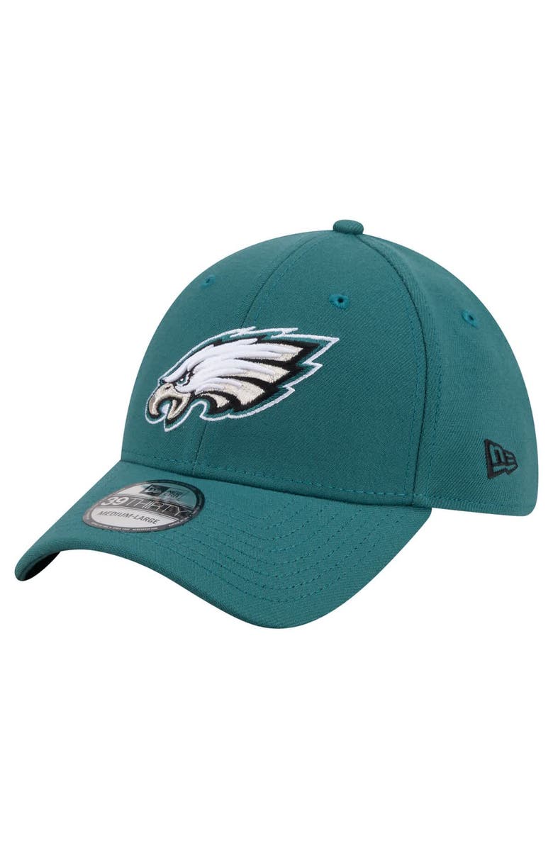 New Era Men's New Era Green Philadelphia Eagles Core Team 39THIRTY Flex Hat, Main, color, Green