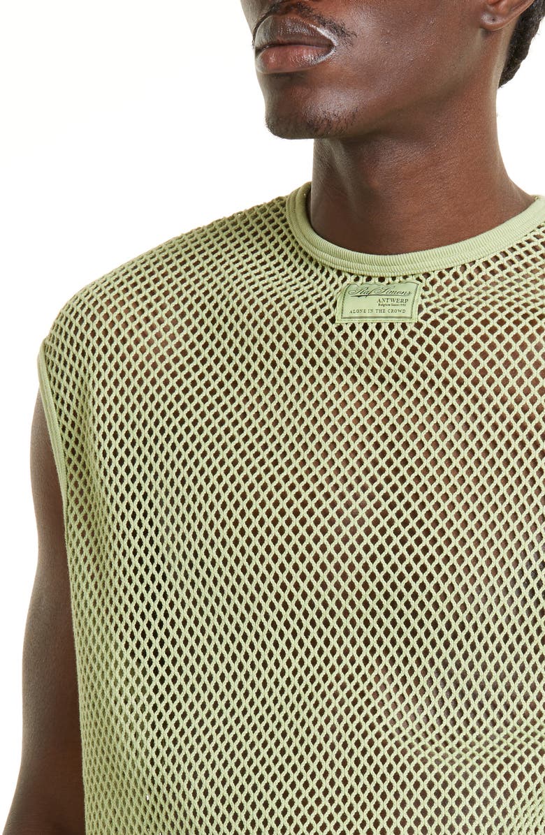 Raf Simons Oversize Mesh Tank Top, Alternate, color,