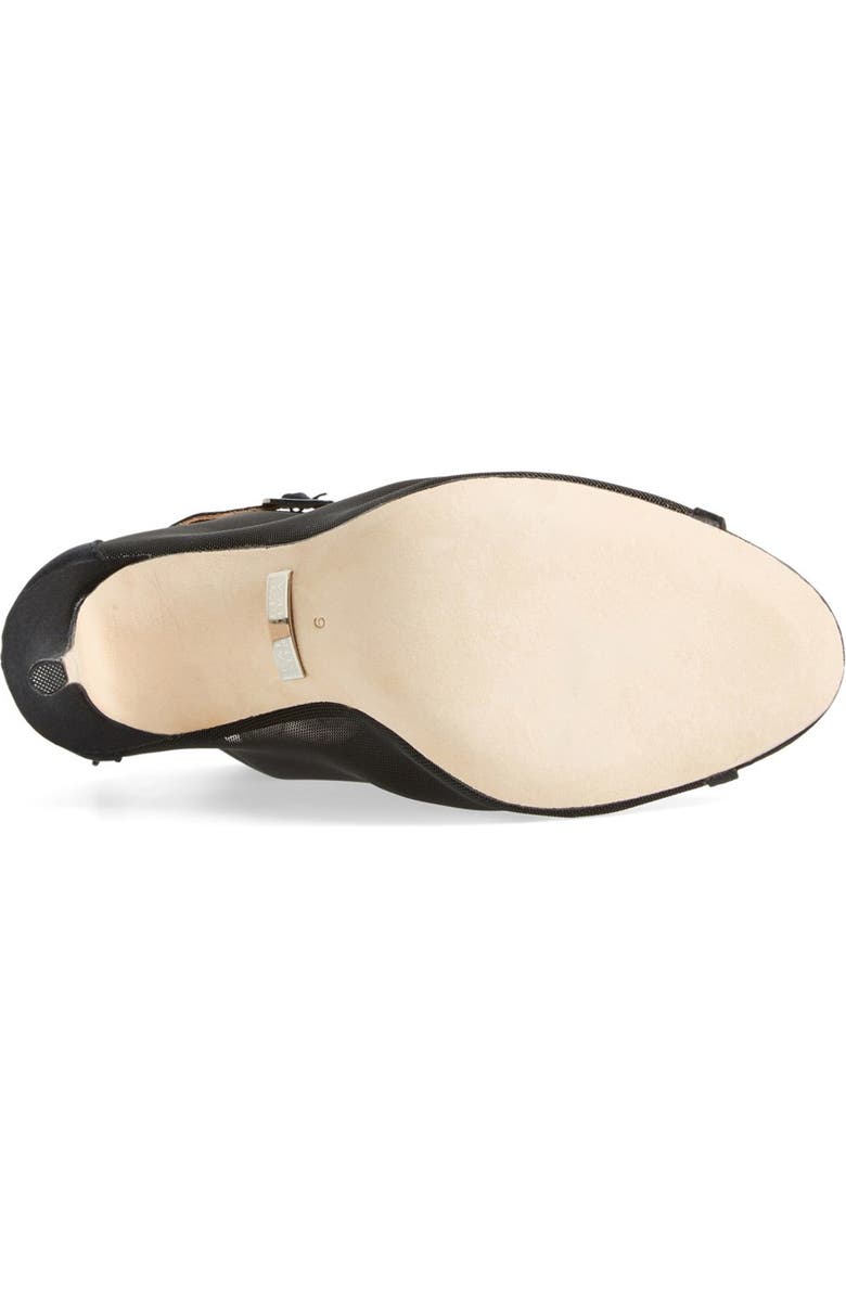 Badgley Mischka Collection Badgley Mischka 'Rana' Mesh Open Toe Bootie, Alternate, color,