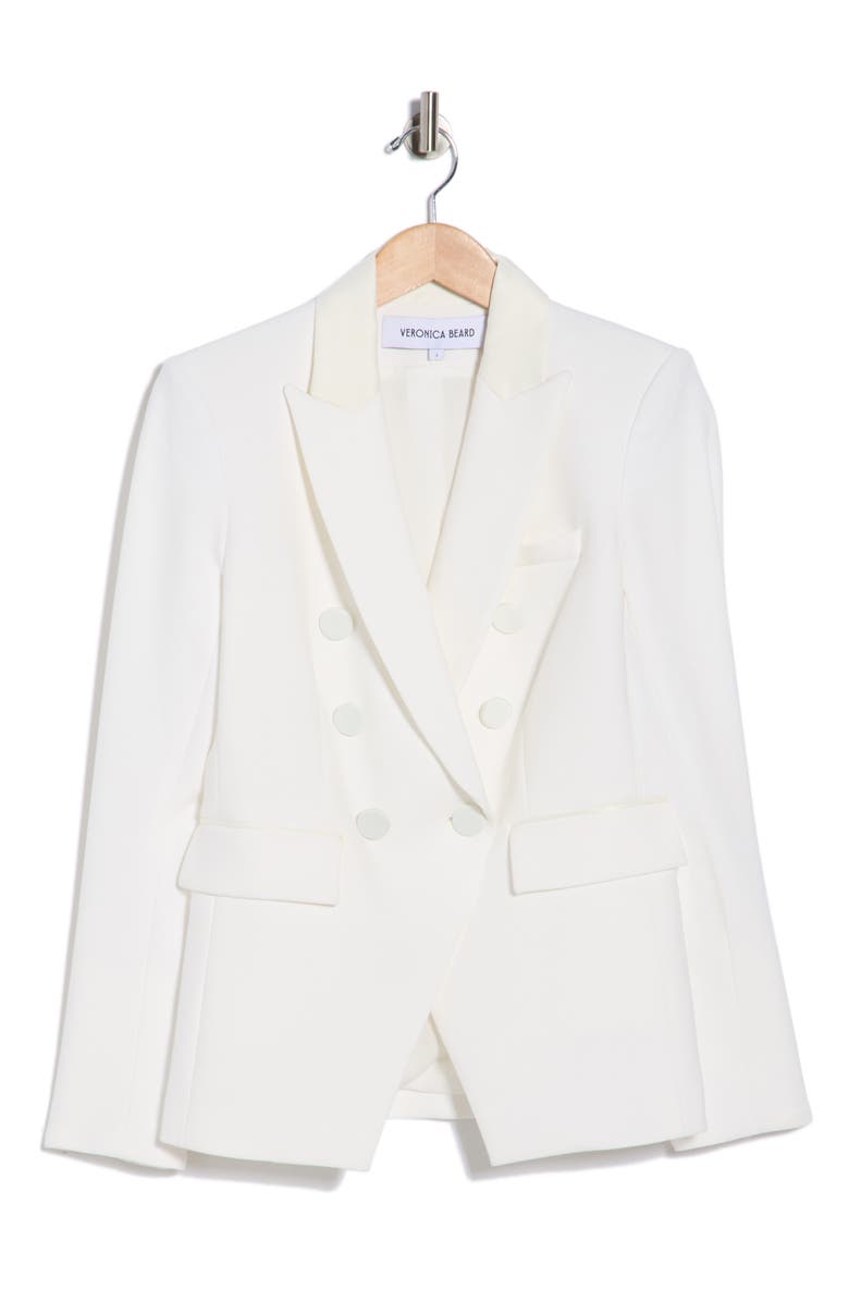 Veronica Beard Miller Dickey Jacket, Main, color, Off White