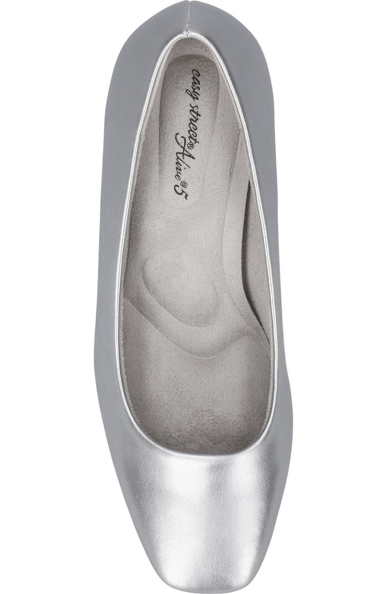 EASY STREET Poet Pump, Alternate, color, Silver