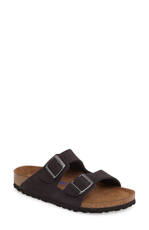 Shop Birkenstock Arizona Soft Footbed Slide Sandal In Pure Sage