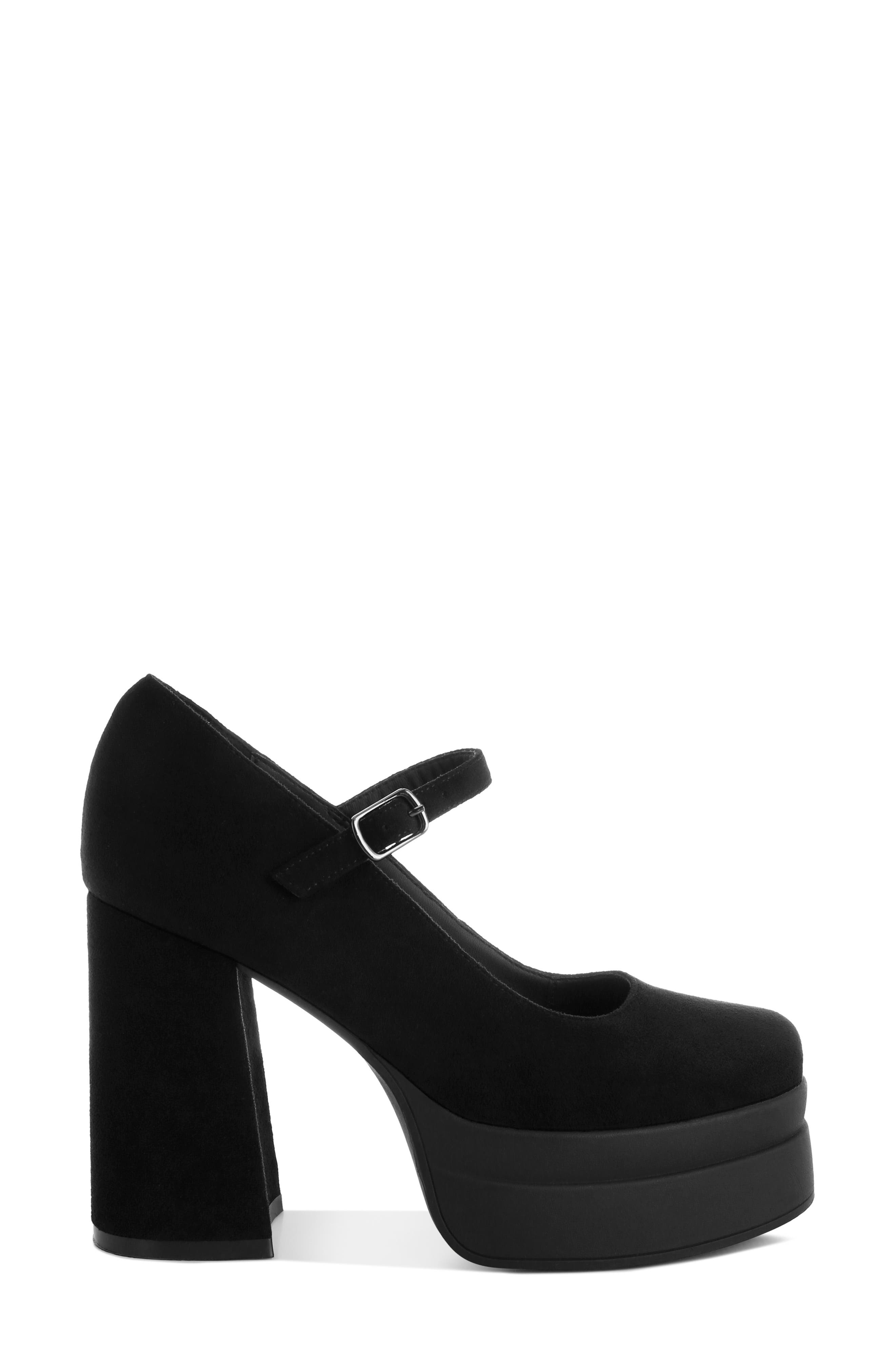 LONDON RAG Kenny Mary Jane Platform Pump, Alternate, color, Black