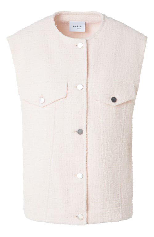 Akris Punto Bouclé Tweed Oversize Vest