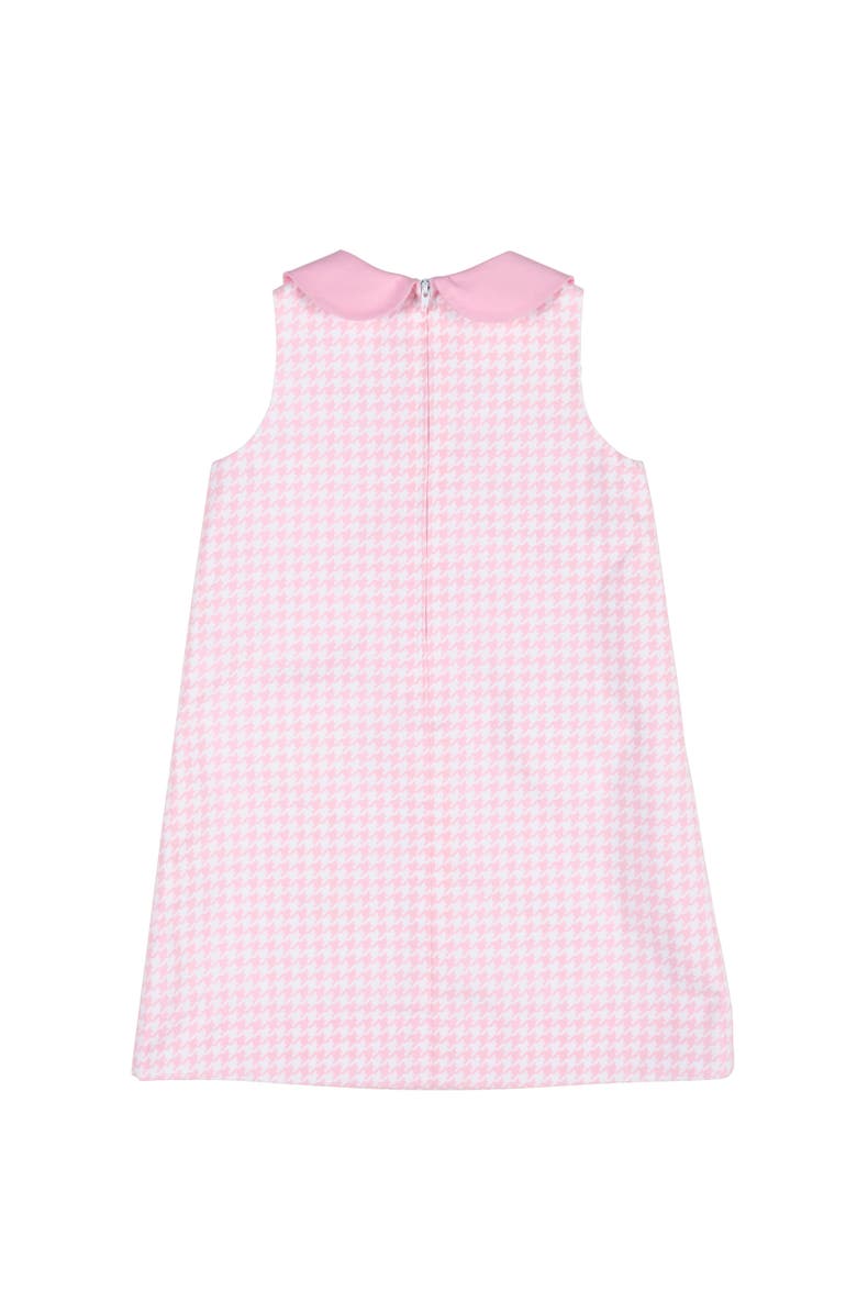 Florence Eiseman Houndstooth Dress with Bow Pockets, Alternate, color, Pink / White