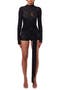 Long Sleeve Lace Drape Top