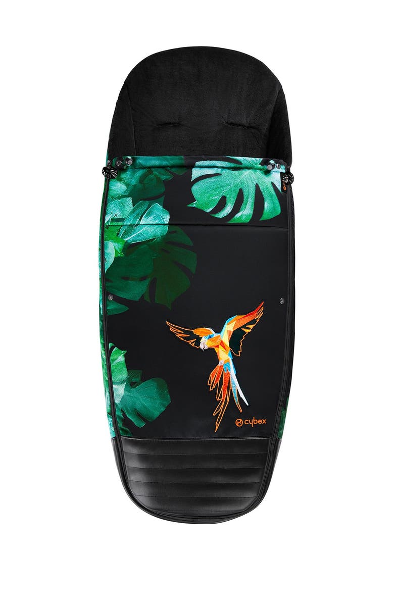 CYBEX Birds of Paradise Collection Platinum Footmuff, Main, color,