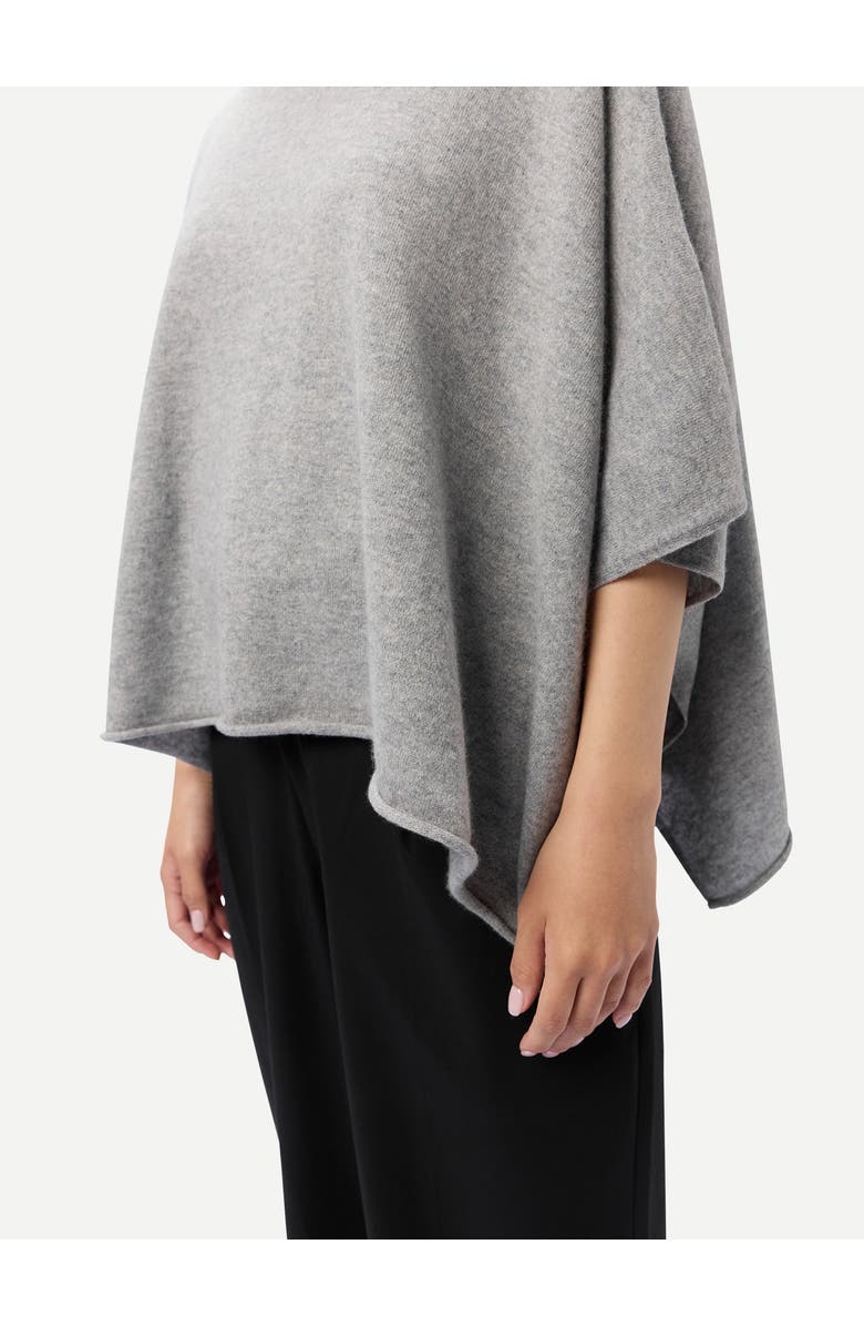 Gobi Cashmere Timeless Boat Neck Cashmere Poncho, Alternate, color, High Rise