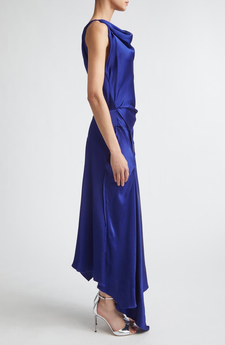 Victoria Beckham Posy Midi Dress, Alternate, color, Bright Indigo