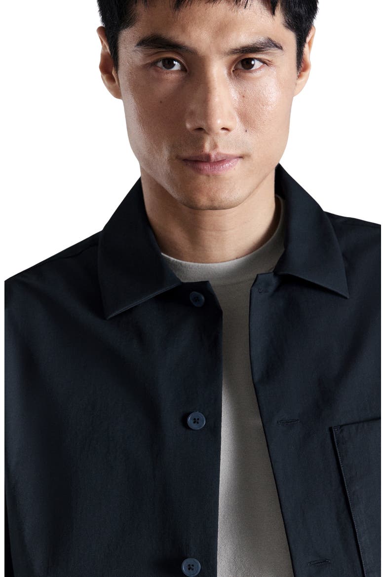 Woven Overshirt, Alternate, color, NAVY