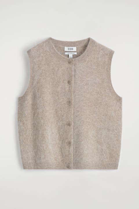 Brushed-Cashmere Vest