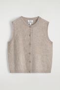 COS Brushed-cashmere Vest