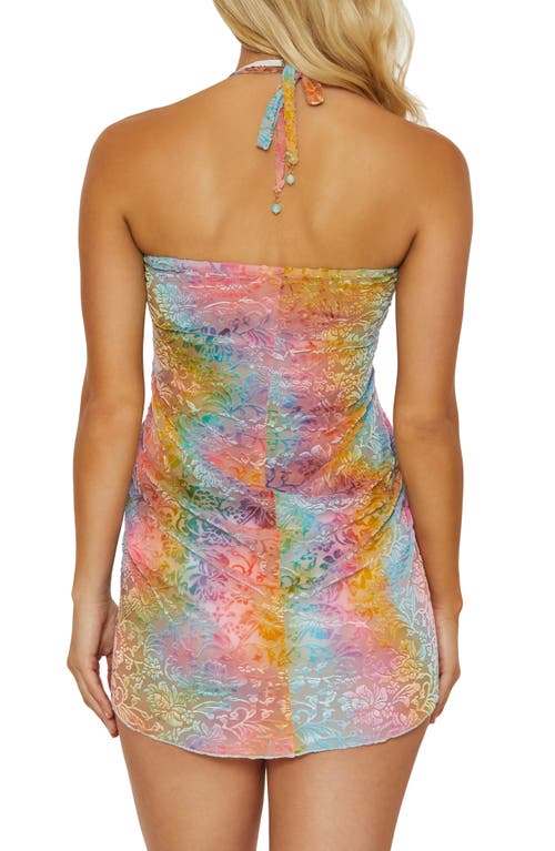 Isabella Rose Tropea Convertible Cover-up Skirt In Pink Multi