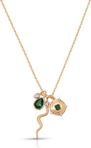 Ettika Serpentina Charm Necklace