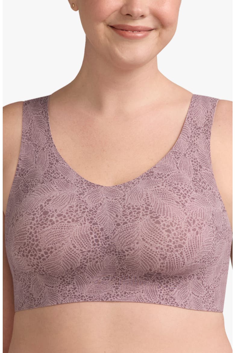 Defy Wireless Bra, Main, color, AMETHYST LACE