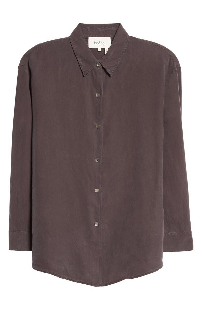 ba&sh Tryna Long Sleeve Button-Up Blouse, Alternate, color, 