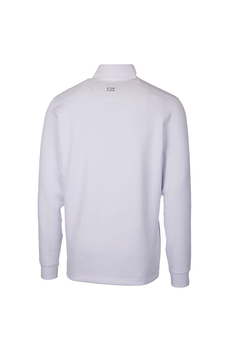Cutter & Buck Men's Cutter & Buck White Michigan State Spartans Traverse Stretch Quarter Zip-Pullover Top, Alternate, color, 