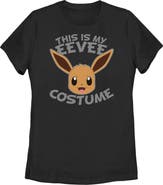 POKEMON Women's Pokemon Halloween This is my Eevee Costume Graphic T-Shirt