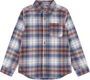 Levi's Kids' Plaid Cotton Twill Shirt