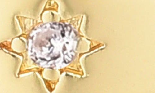 Adornia Gold Cubic Zirconia Stars Band Ring In Gold