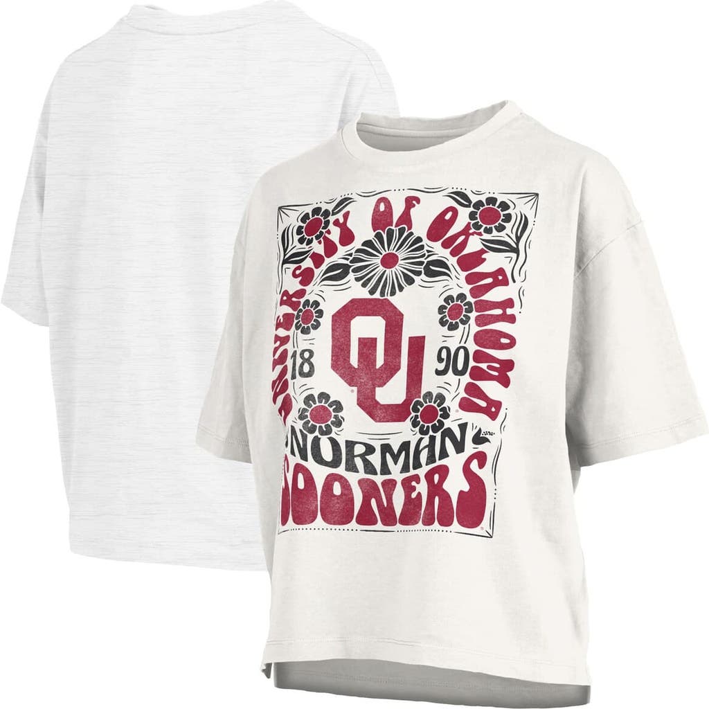 Pressbox White Oklahoma Sooners Harmony Oversized T-shirt
