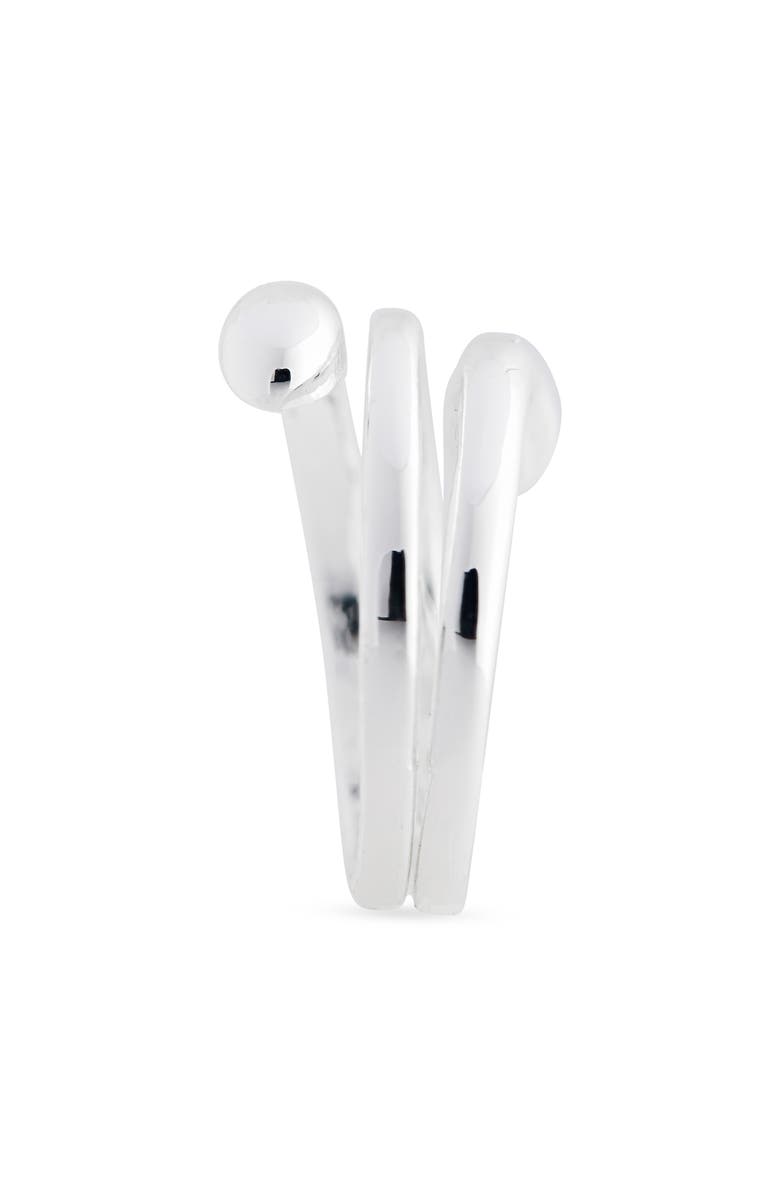 NORDSTROM RACK Coil Wrap Ring, Alternate, color, Silver